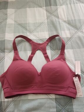 Victorias Secret Incredible Max Racerback Sports Bra - Dusty Rose Size 34 B/C NW